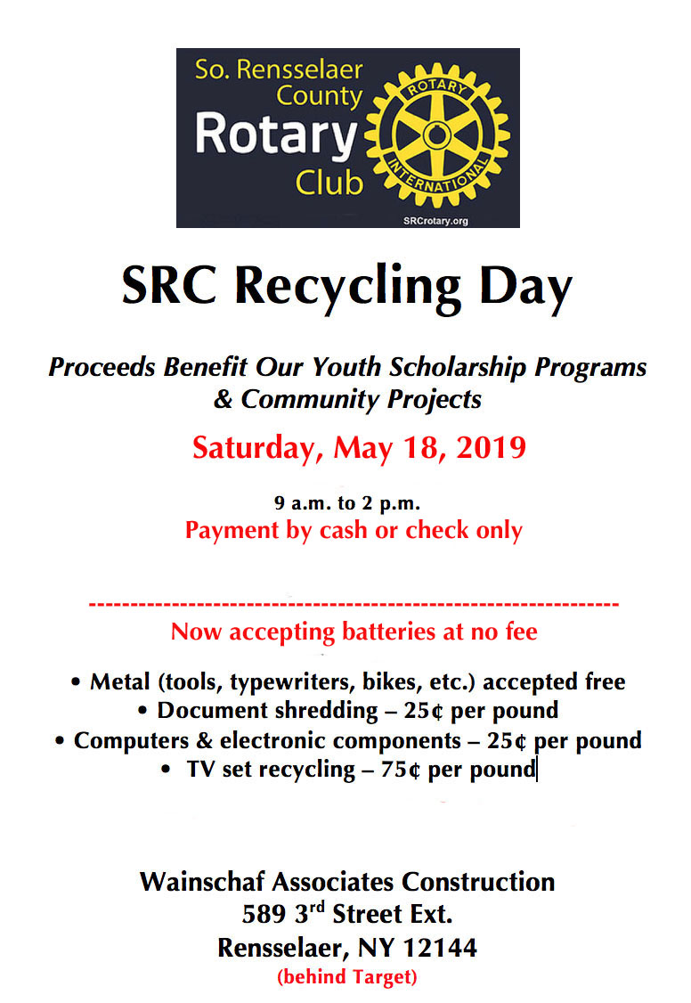 May 2019 Recycling Flyer